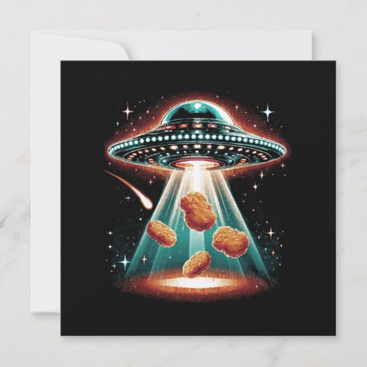 Knapperige kip nugget kaart (Voorkant)