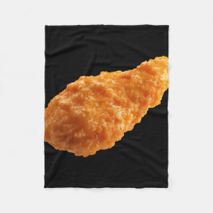 Knapperige Kippen Tender Grappig Voedsel Nuggets L Fleece Deken
