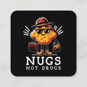 Knapperige Nugs Niet Drugs Vierkante Visitekaartje