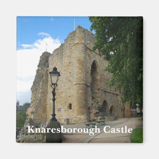 Knaresborough Castle Magnet Magneet (Voorkant)