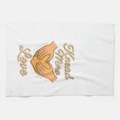 Knead More Love Serviette de cuisine (Horizontal)