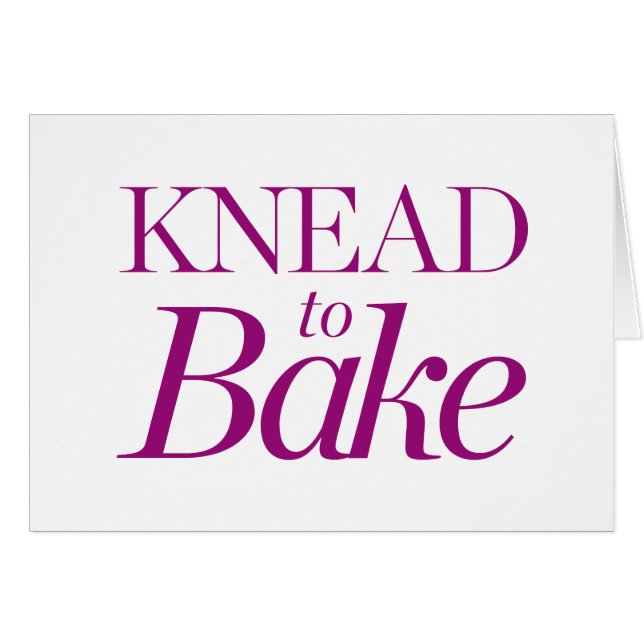 Knead naar Bake (Voorkant Horizontaal)