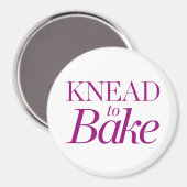 Knead naar Bake Magneet (Voorkant / Achterkant)