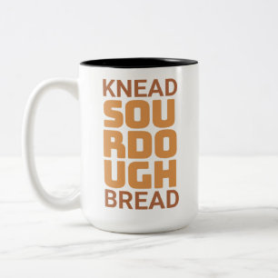 Knead Sourdough Bread Baker Broodjesmaker Tweekleurige Koffiemok
