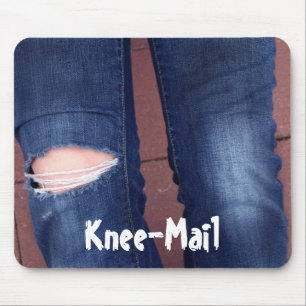 Knee-Mail mousepad Muismat