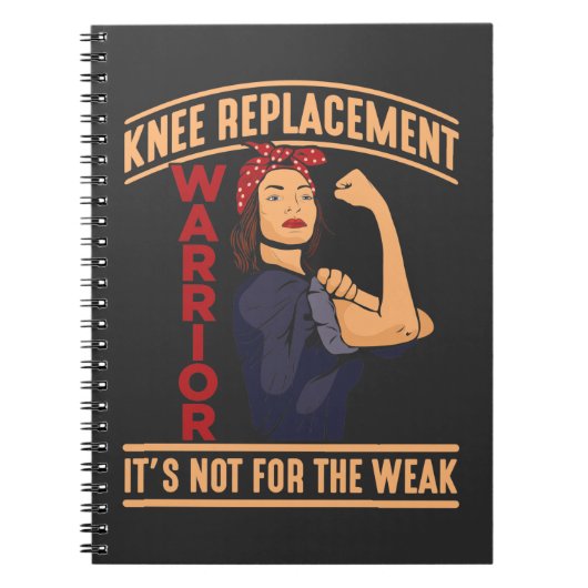 Knee Surgery Recovery Knee Replacement Warrior Notitieboek (Voorkant)