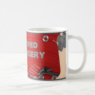 KNEE SURGERY SURVIVOR MOK - RED - NUTS EN BOLTS
