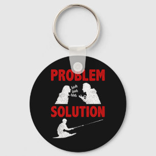 Kneeboarden watersport probleemoplossing hobby sleutelhanger