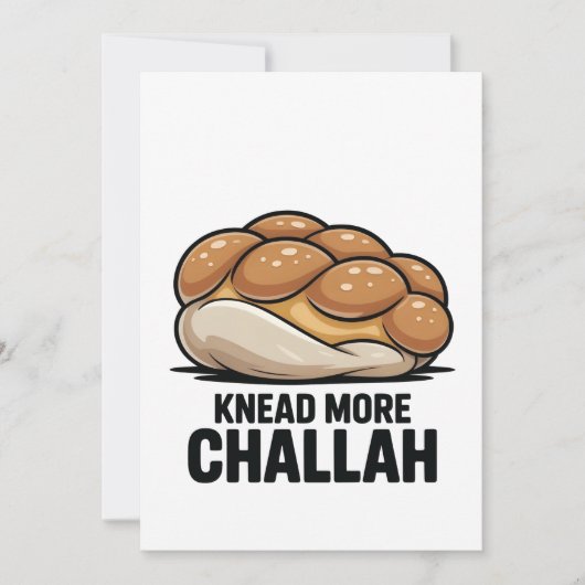 Kneed Meer Challah Joodse Jood Bakken Aankondiging (Voorkant)