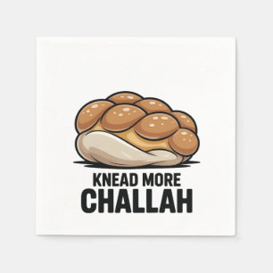 Kneed Meer Challah Joodse Jood Bakken Servet