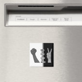 Kneel for Peace and Stand for Justice Magneet (Insitu (Vaatwasser))