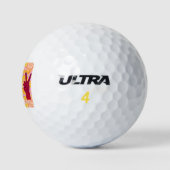 Kneel for Peace and Stand for Justice (V2) Golfballen (Logo)