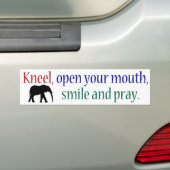 Kneel WFE Color Bumpersticker (Op auto)
