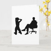 KNEELING FEMME "JE T'AIME" CARTES DE RECONNAISSANC (Fleur jaune)