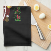 Kneeling kerstman met Baby Jezus is de Reason T-Sh Theedoek (Quarter Fold)