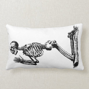 Kneeling Skeleton American MoJo Kussens