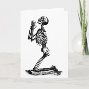 Kneeling Skeleton Kaart