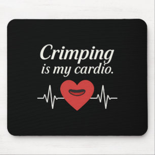 Knepen Is Mijn Cardio Slim Cursief Klimkleding Muismat