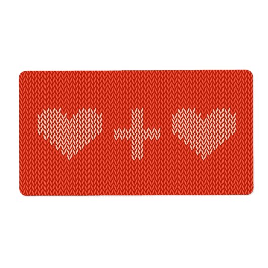 Knesset Two Hearts Etiket (Voorkant)