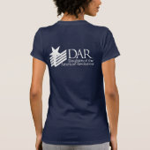 Knickerbocker White en Blue Logo T-shirt (Achterkant)