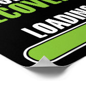 Knie Chirurgie Recovery Loading - Gewrichtsknie ve Poster (Hoek)