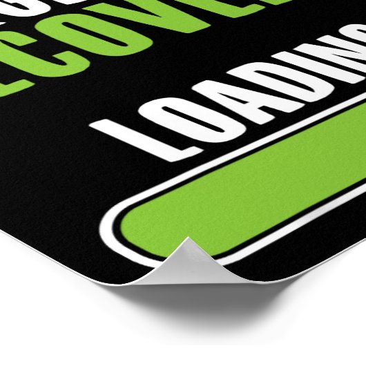 Knie Chirurgie Recovery Loading - Gewrichtsknie ve Poster (Hoek)