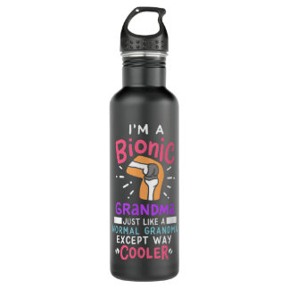Knie Replacement Bionic Grandma na chirurgie Gift Waterfles