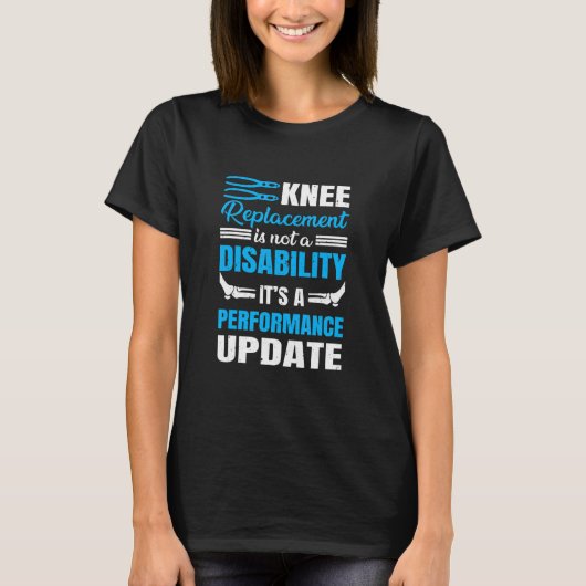 Knie Replacement Knee Surgery T-shirt (Voorkant)