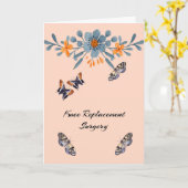 Knie Replacement Surgery krijgt een goede Kaart (Gele Bloem)