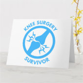 Knie Surgery Kaart (Gele Bloem)