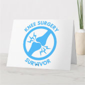 Knie Surgery Kaart (Achterkant)