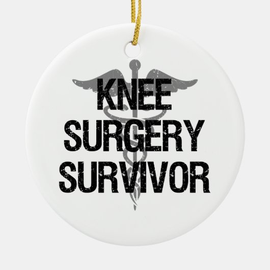 Knie Surgery Keramisch Ornament (Voorkant)