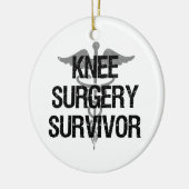 Knie Surgery Keramisch Ornament (Links)