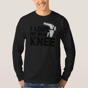 Knie Surgery Knee Replacement krijgt goed ik hou v T-shirt