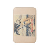 Knielen Blond Bikini Model Thunder_Cove Badmat (Voorkant Verticaal)