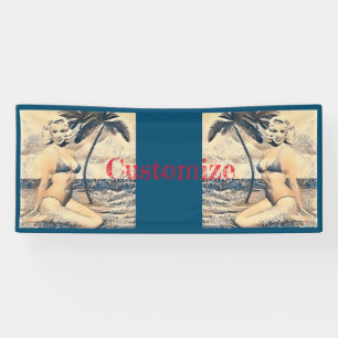 Knielen Blond Bikini Model Thunder_Cove Spandoek