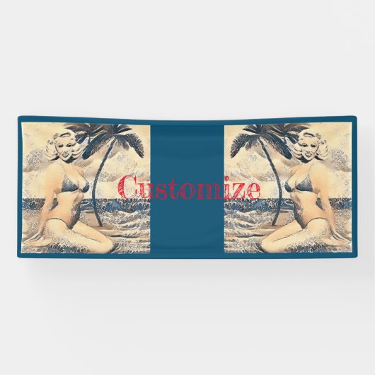 Knielen Blond Bikini Model Thunder_Cove Spandoek (Horizontaal)