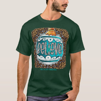 Knieletsel bewustzijn Believe Ornament Leopard CHR T-shirt