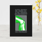 Knieoperatie Geen Probleem Kaart (Gele Bloem)