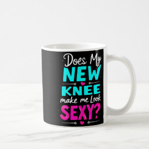Knieoperatie grap Maakt mijn nieuwe knie me jonger Koffiemok