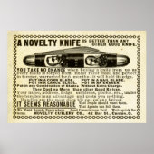  Knife AD vanaf 1899 Poster (Voorkant)