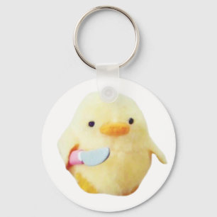 Knife Duck Plush Meme Sleutelhanger