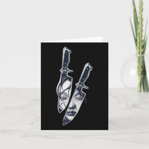 Knife Girl Tattoo Kaart