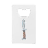 Knife Kredietkaart Flessenopener (Achterkant)