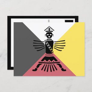 knifewing krijger briefkaart