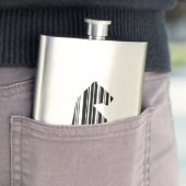 KNIGHT BAR CODE Chess Piece Design Flacon (Voorbeeld)