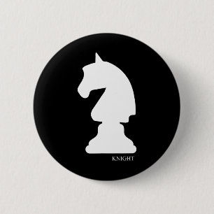 Knight Chess Piece Group Costume Chess Club Chess Ronde Button 5,7 Cm