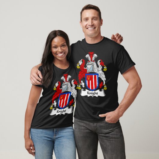 Knight Coat of Arms Family Crest T-shirt (Unisex)