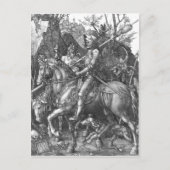 Knight, Death and the Devil, 1513 (graving) Briefkaart (Voorkant)