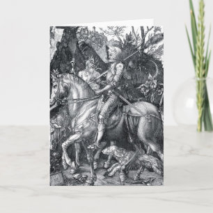 Knight, Death and the Devil - Albrecht Dürer Kaart